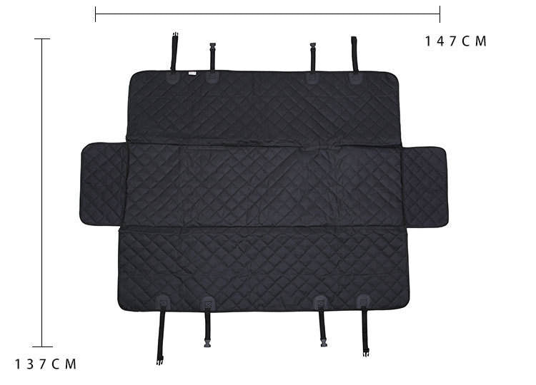 Funda de asiento de coche para perros, tela Oxford, impermeable y resistente a los arañazos, de tela catiónica