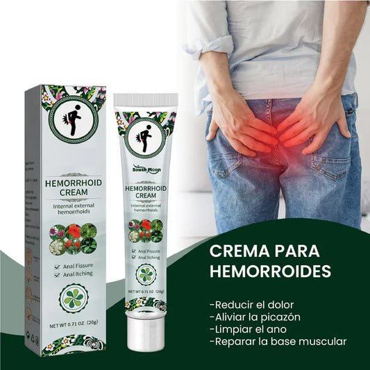 Crema para las hemorroides internas y externas